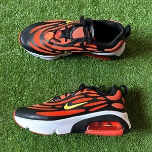 Nike Air Max Exosense GS Tiger Black Orange Sneakers - New W/ Box